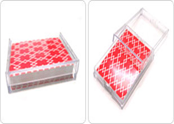 Transperant PVC Packaging for playing cards